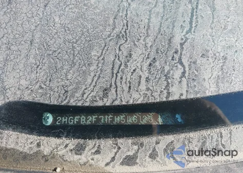 2015 Honda Civic Se z USA, uszkodzony, nr VIN 2HGFB2F71FH546123